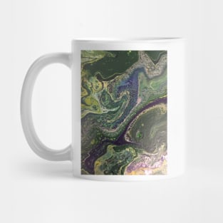 Abstract in Green XIII Mug